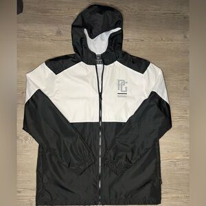 NWOT Holloway Perfect Game Men's PG Series Jacket 'Black White' Size Medium